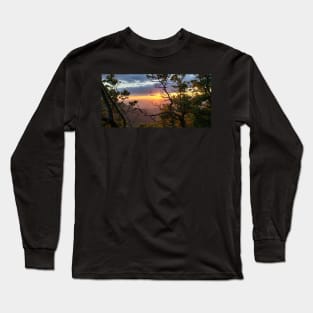 Appalachia Sunset in the Trees Long Sleeve T-Shirt